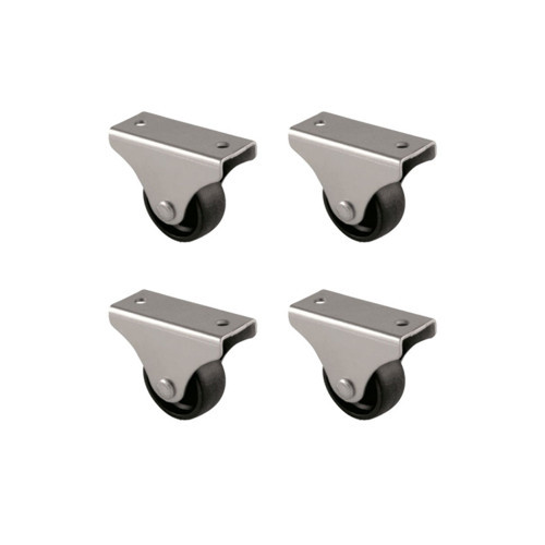 Furç Sabit Teker - 32MM - Siyah HKS228 - 4 Adet