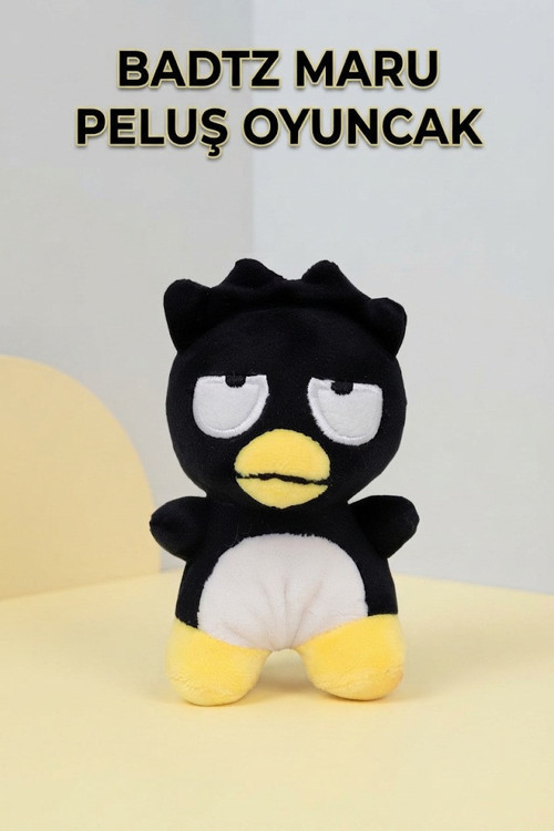 Giochi Preziosi Hello Kitty Peluş Serisi 7.5 cm Sevimli Badtz Maru Eğlenceli Peluş Oyuncak