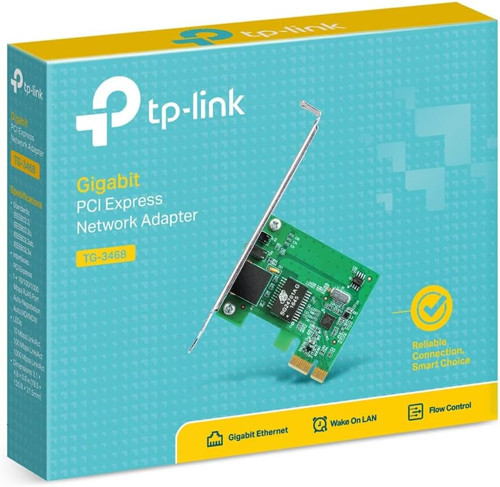 TG-3468, 10/100/1000Mbps Gigabit PCI Express Network Adaptör