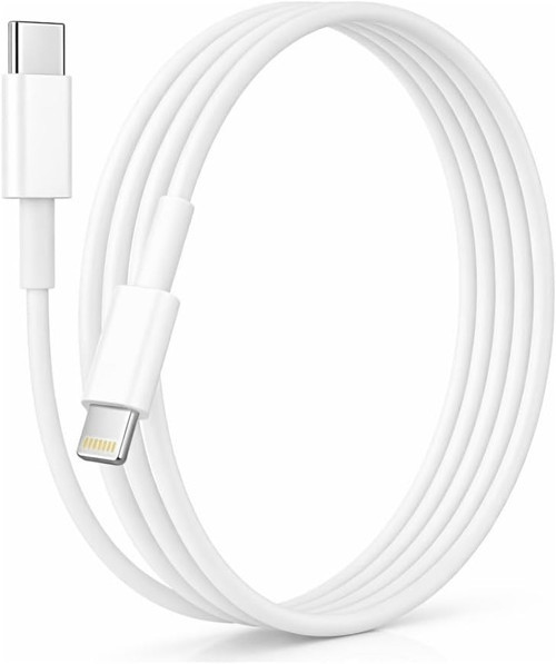 20W Type-C To Lightning Hızlı Şarj ve Veri Kablosu - Beyaz (1 Metre) - İPhone 14, 13, 12, 11, İPad Uyumlu Esnek ve Dayanıklı Şarj Kablosu