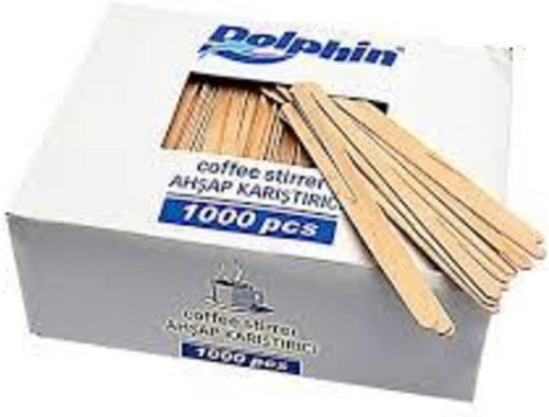 Dolphin Tahta Karıştırıcı 10cm 1000li
