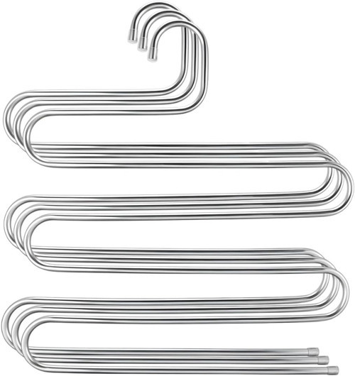 5 Katlı Metal Pantolon ve Eşarp Askısı - 3 Adet