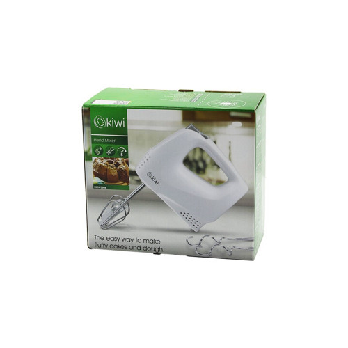 KİWİ KMX-3608 ELEKTRİKLİ EL MİKSERİ 2PCS METAL ÇIRPMA APARATI - 2PCS HAMUR KANCASI 5 KADEME HIZ ÇIRPICI ÇIKARTMA DÜĞMELİ