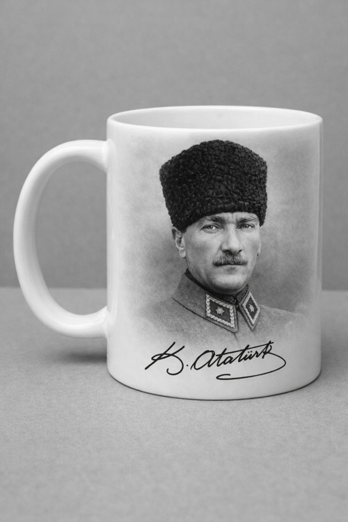 Atatürk Kupa Bardak, Atatürk Kupa, Hediye Kupa, Süblimasyon Baskı Atatürk Kupa