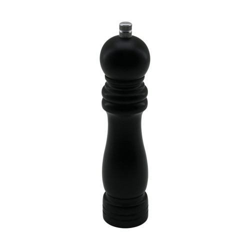 SİYAH AHŞAP BÜYÜK= ÇAP: 4.5CM - UZUNLUK: 19.5CM TUZ - BAHARAT ÖĞÜTÜCÜ