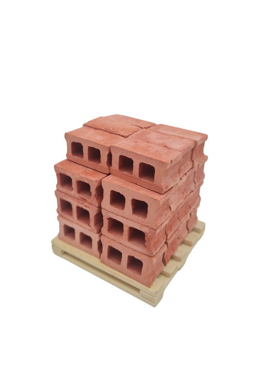 Mini Beton Briket 30 Lu Kiremit Rengi (1,5 X 3 Cm) Diorama, Rölyef, Peysaj Vb.