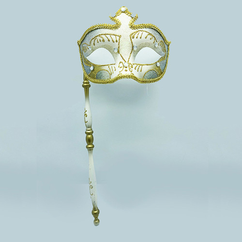 Venedik Masquerade Sopalı Maske Mi Renk 17x35 cm
