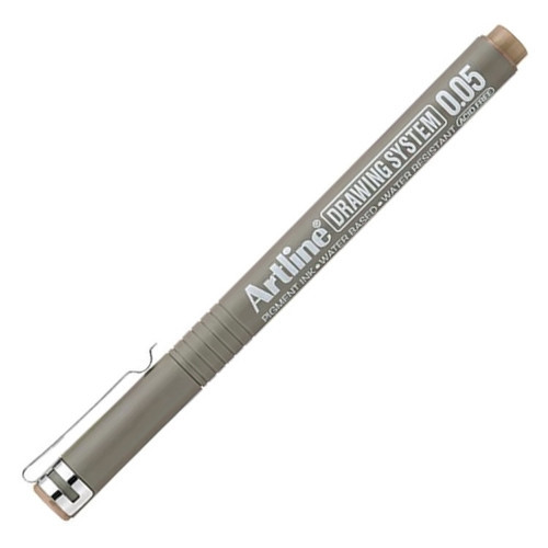Teknik Çizim Kalemi 0.05mm Pale Brown - Pastel Kahve