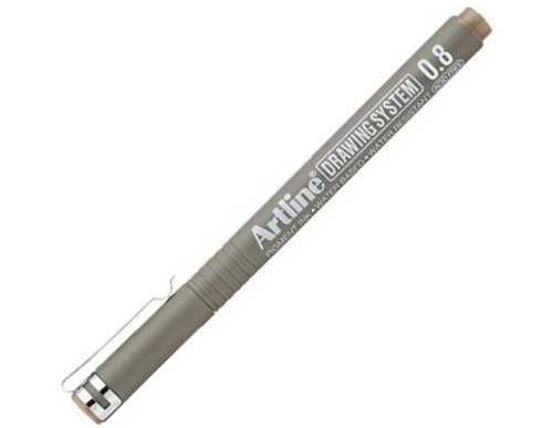 Teknik Çizim Kalemi 0.8mm Pale Brown - Pastel Kahve