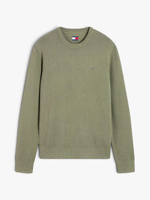 TJM SLIM ESS SWEATER EXT Erkek Yeşil Kazak - DM0DM21787
