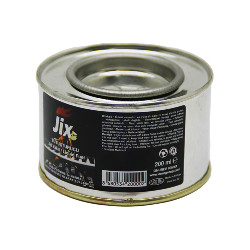JİX TUTUŞTURUCU 200ML TENEKE JEL YAKIT