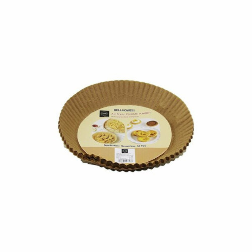 AİR FRYER 50 PCS YUVARLAK TABAN: 16CM KENAR: 5CM KAĞIT PİŞİRME KALIBI