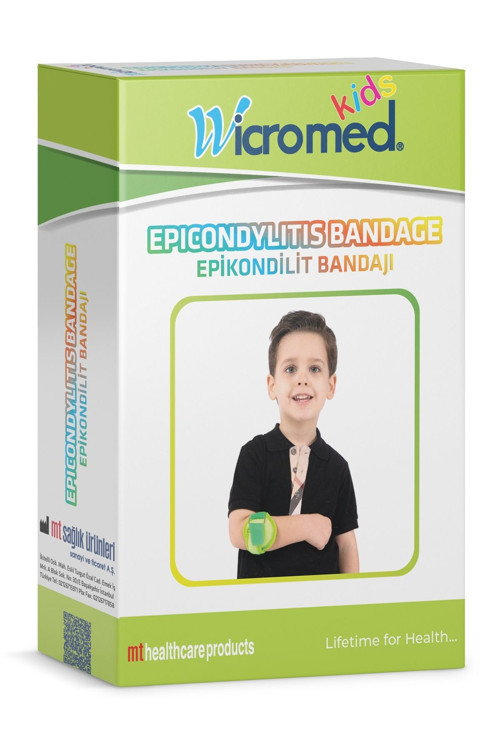 Epikondilit Bandajı Tenisçi Golfçü Dirseği Bandajı Kıds Çocuk Neopren Yeşil