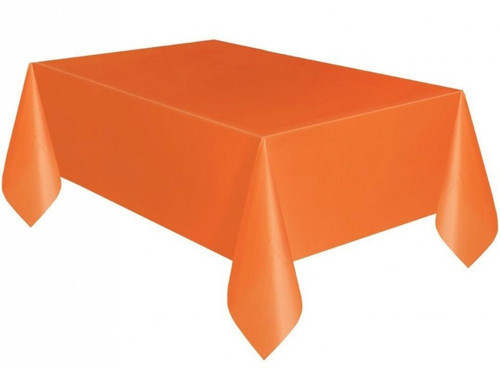 Turuncu Renk Plastik Masa Örtüsü 120x180 cm
