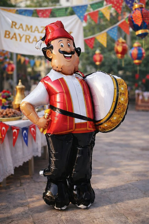Ramazan Bayramı Süsleme Dekoru - Ramazan Dulcusu Folyo Balon 120 Cm