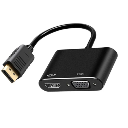 ZR723 Dp To Hdmı+Vga Çevirici