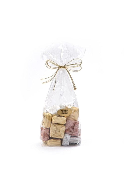 Yaldızlı Fındık Üzüm Sütlü Çikolata 500 Gr