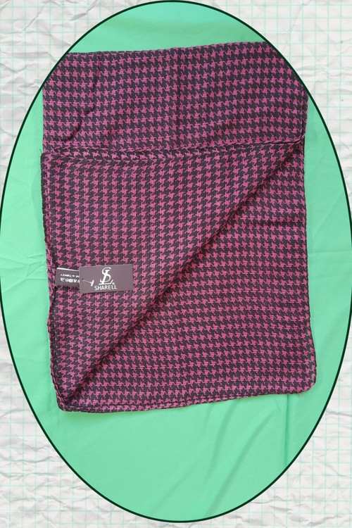 Scarf Kaz Ayağı Pamuk Şal