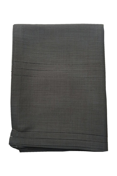 Keten Kumaş Çizgi Masa Örtüsü 160*220 Cm Siyah