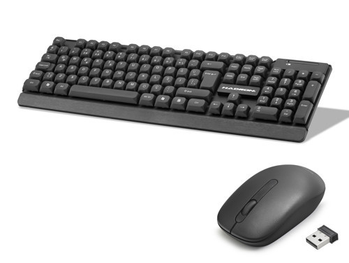 Kablosuz Klye Ve Mouse Seti - Siyah HD843