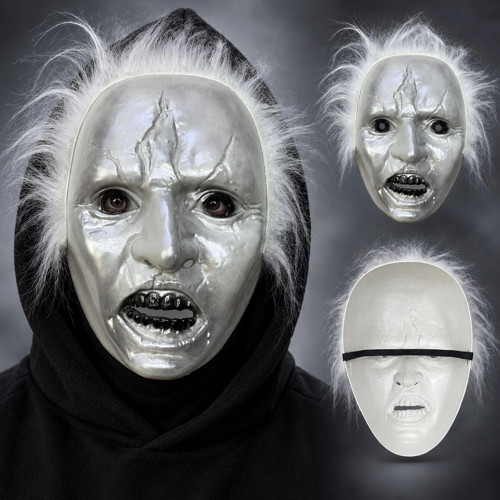 Beyaz Saçlı Michael Myers Plastik Karakter Maskesi (5047)