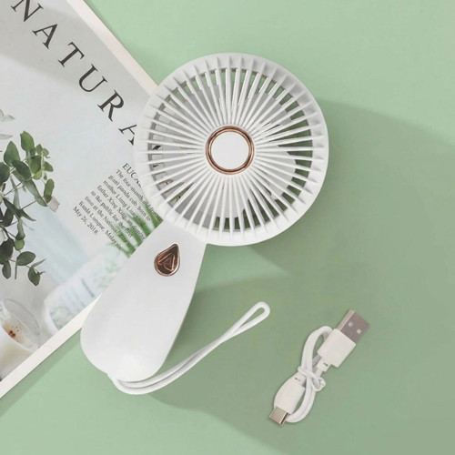 3 Kademeli Çanta Tipi El Fanı – Taşınabilir Mini Serinletici Silikon Askılı Fan ZB103 (5047)