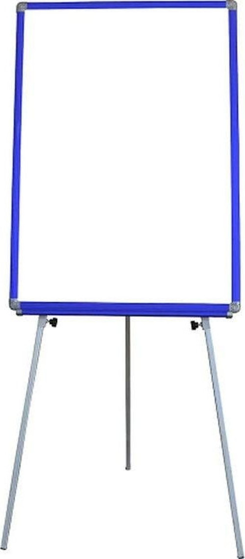Teleskopik Ayaklı Yazı Tahtası 50x70 cm Mavi Çerçeveli