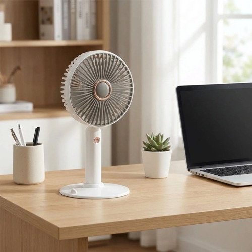 3 Kademeli Masaüstü Fan – Telefon Tutuculu Standlı Taşınabilir Mini Fan ZB161 (5680)