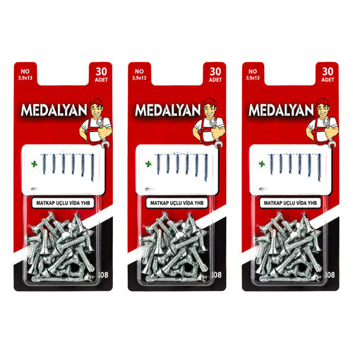 360 ADET 3.9X13 MATKAP UÇLU VİDA YHB 12X30PCS (5680)