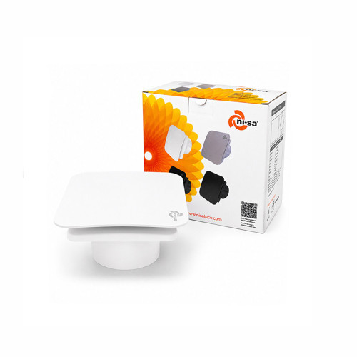 PLASTİK ASPİRATÖR 100 BEYAZ BANYO TUVALET HAVALANDIRMA ASPİRATÖRÜ 12W EBT-100SB (5680)