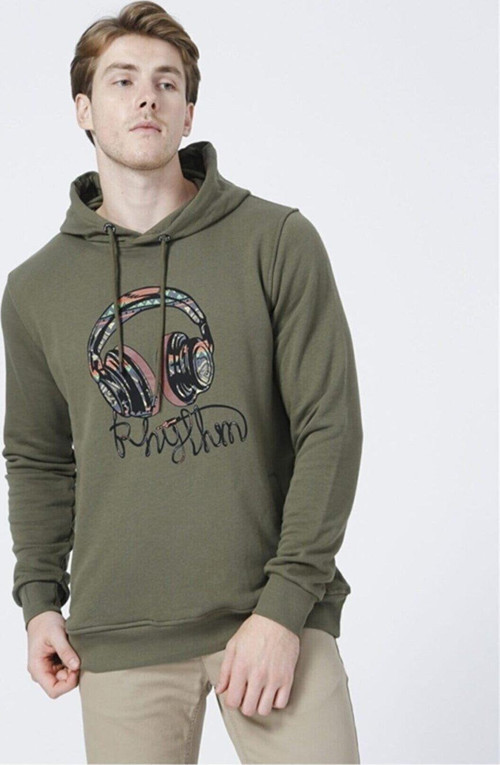 Erkek Sweatshirt Rhythm Hoodie