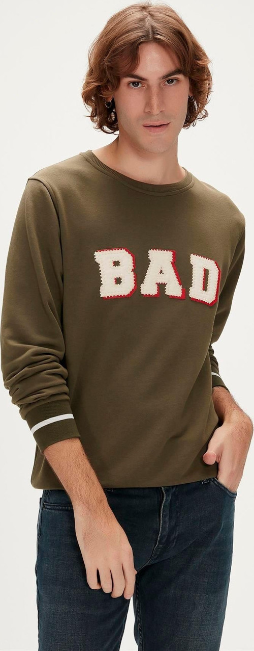 Felt Crewneck Erkek Sweatshirt