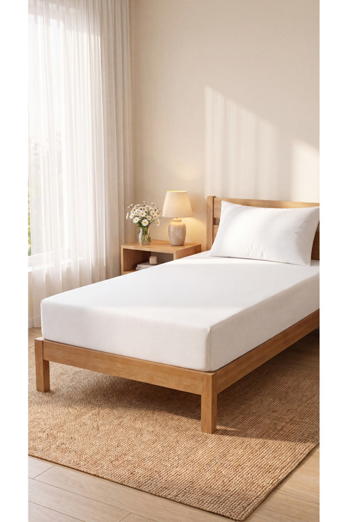 Tek Kişilik Lastikli Çarşaf Takımı 1 Lastikli Çarşaf (100 X 200) 1 Yastık Kılıfı (50 X 70)