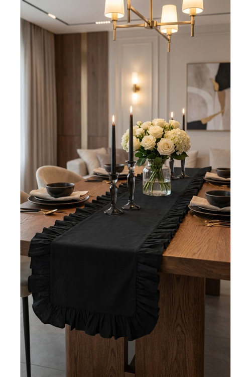 Fırfırlı Ranforce Kumaş (40 X 150) Runner