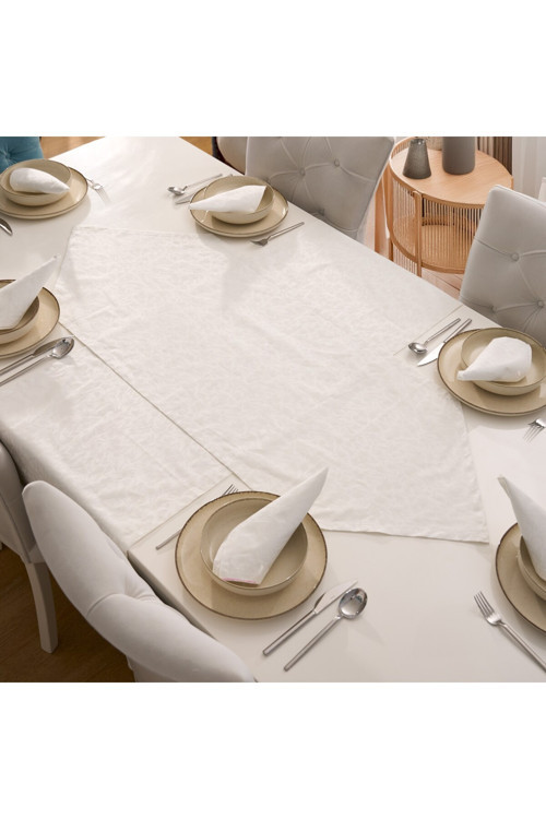 5 Parça Sofra Sunum Seti 4 Adet Amerikan Servisi Supla 35X45 Cm + 1 Adet Dikdörtgen Runner - 50X150