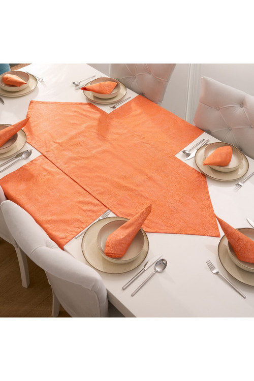 5 Parça Sofra Sunum Seti 4 Adet Amerikan Servisi Supla 35X45 Cm + 1 Adet Dikdörtgen Runner - 50X150