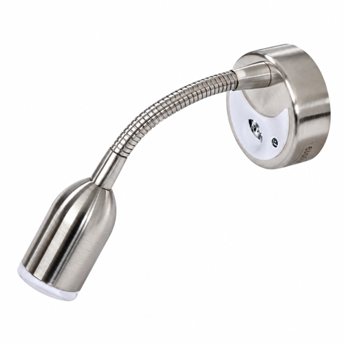 Krom Esnek LED Okuma Lambası 12V - Sıcak Beyaz