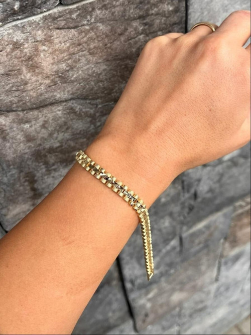 14K Kordon Bileklik