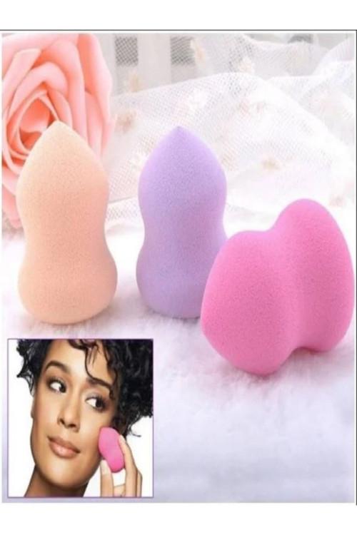 Armut Oval Profesyonel Fondöten Bronzer Allık Pudra Makyaj Süngeri? 2'Li
