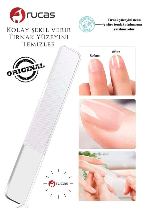 Tırnak Törpüleme Aleti Cam Malzeme Parlatma Manikür Pedikür