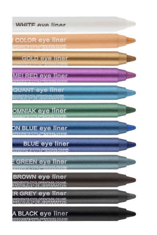 12 Renk Neon Ultra Yağlı Jel Göz Kalemi Renkli Eyeliner