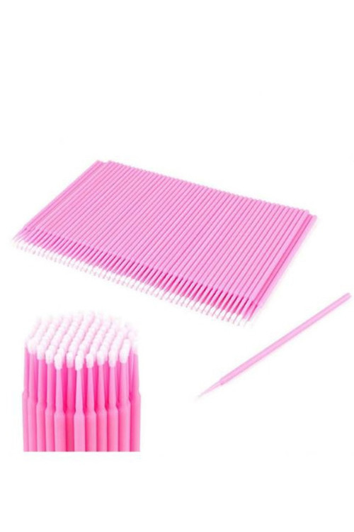 100' Lü Kirpik Lifting Microbrush Çubukları