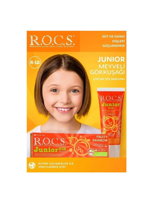Rocs Junıor 6-12 Yaş Meyveli Gökkuşağı Diş Macunu