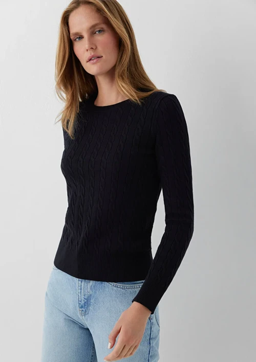 Mavi M1710910-900 Mavi Burgu Desenli Kazak Kadın Sweatshirt