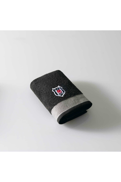 Lisanslı Beşiktaş Bukle Pamuk 50x90 cm Yüz Havlusu