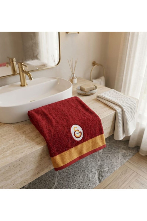 YENİ SEZON LİSANSLI GALATASARAY BUKLE YÜZ HAVLUSU 50 X 90 CM