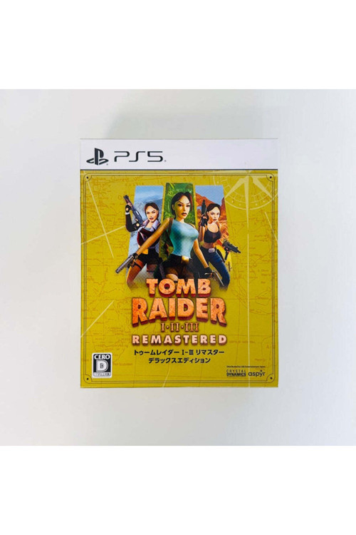 Tomb Raider I-II-III Remastered Starring Lara Croft Deluxe Edition | Playstation 5
