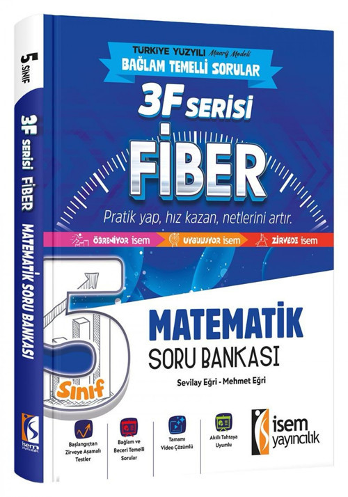 İsem 5. Sınıf Fiber Matematik Soru Bankası İsem Yayıncılık