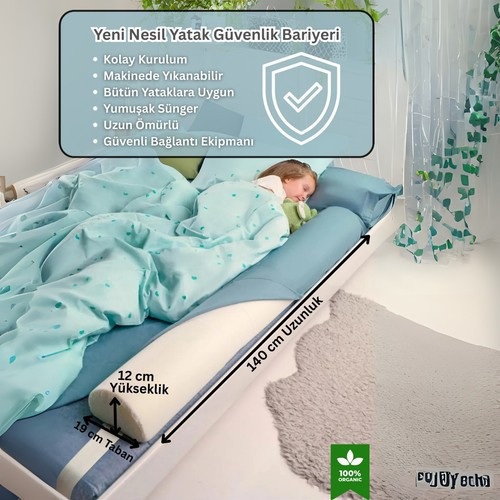 Yeni Nesil Sünger Yatak Bariyeri - cok renkli