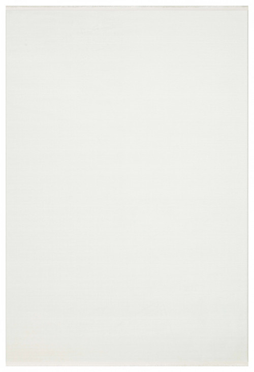 Pera 02 White Akrilik Yıkanabilir Kaymaz Tabanlı Modern Halı